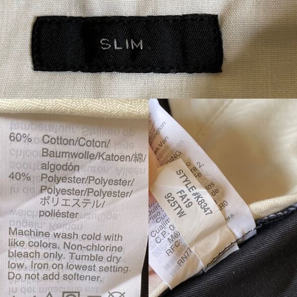 NWT J. Crew Ludlow Slim-fit Suit Pants Men's Size 38x32 3XDRY Dark Navy Chinos - Picture 14 of 16